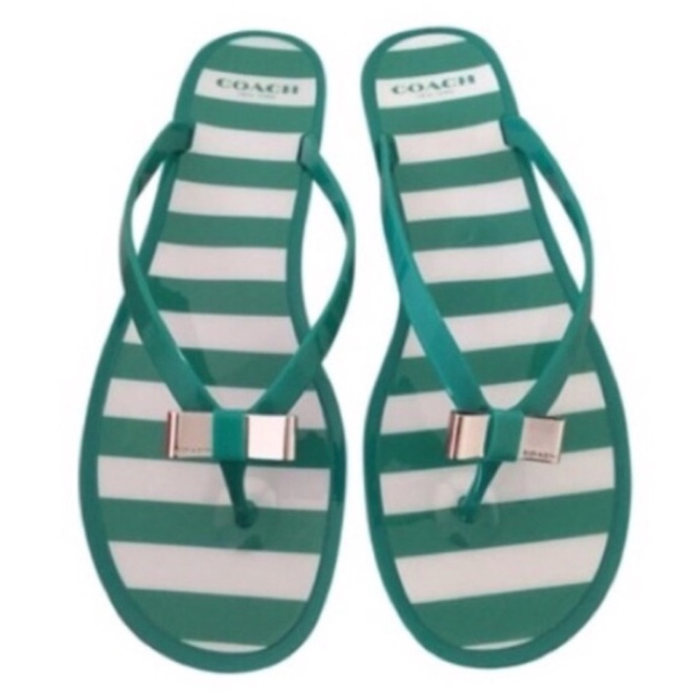 Coach flip flops